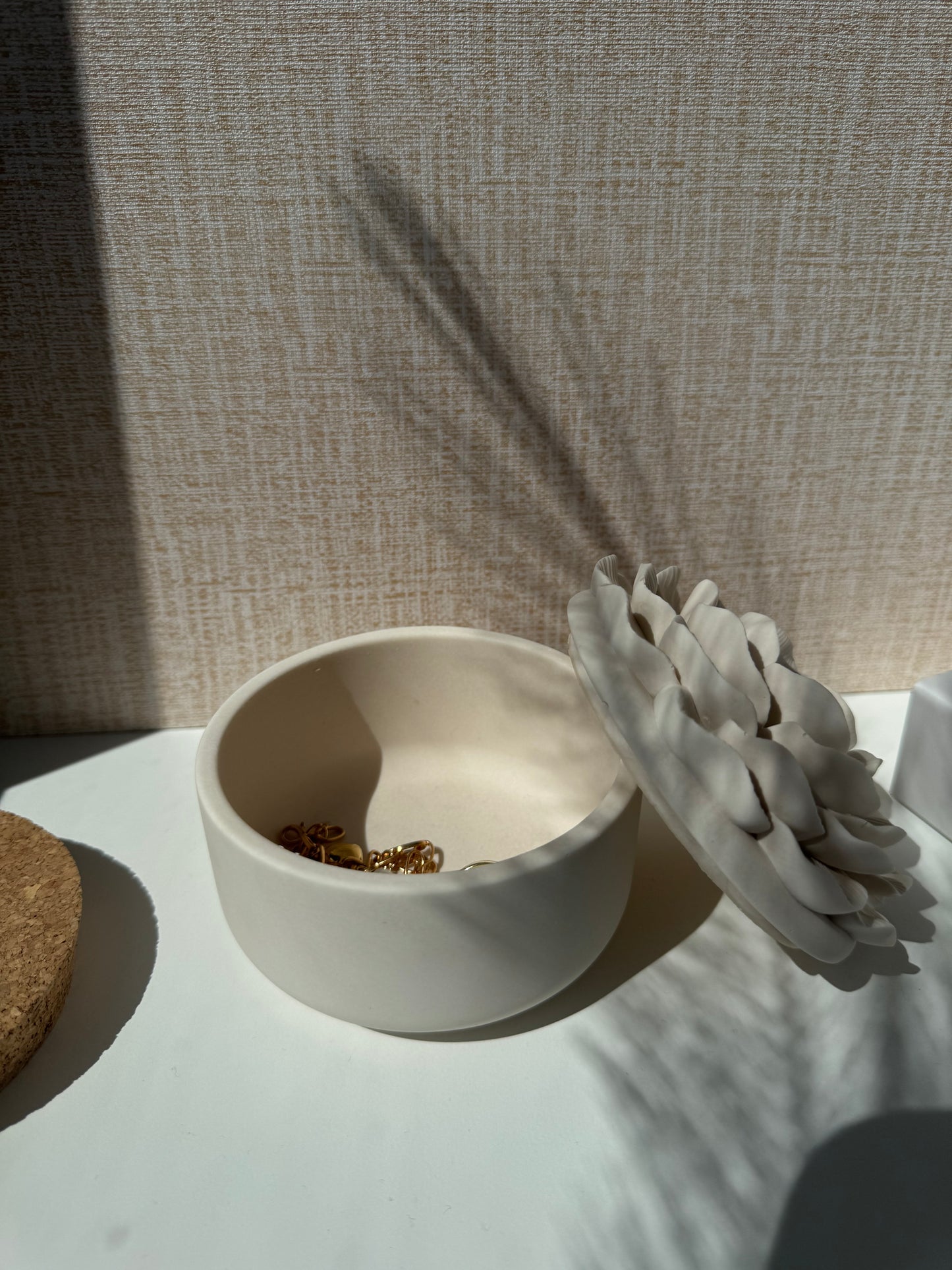Flor de calma – Joyero decorativo artesanal