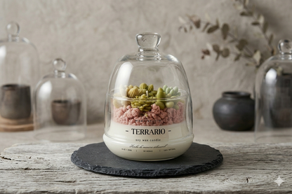Terrario de Cera – Vela Decorativa Artesanal | Mawa Studio